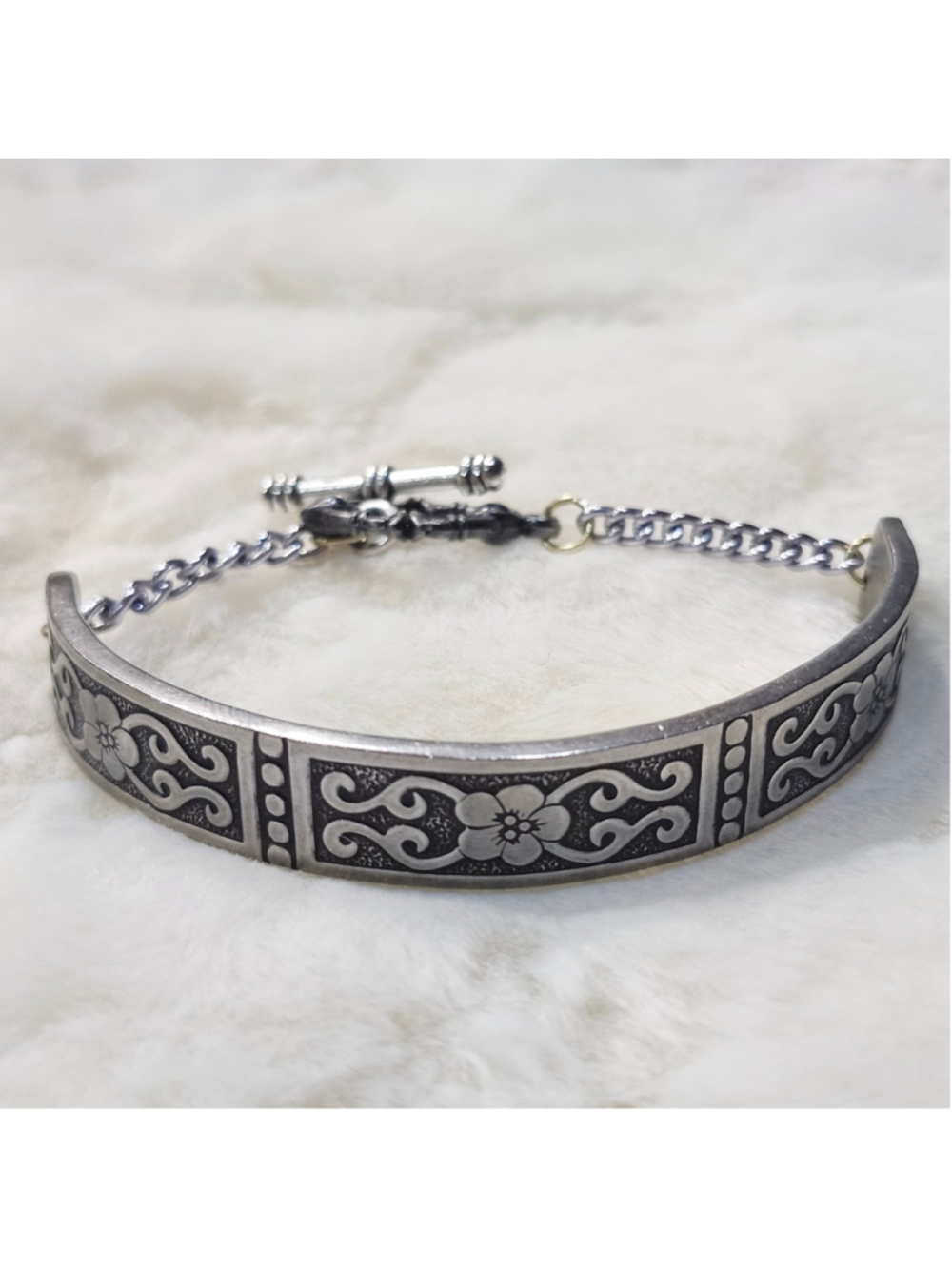 Floral Celtic Bracelet Spoon Handle Floral jewelry